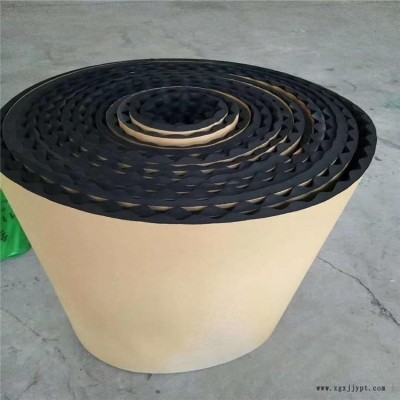 瑞腾 耐高温橡塑保温板 加背胶橡塑板卷毡 耐高温隔热橡塑海绵板