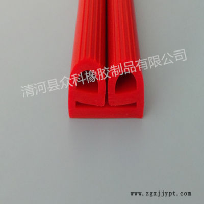 双e字密封条_冷库门e型橡胶条_平移平开门耐高温硅胶密封条图1