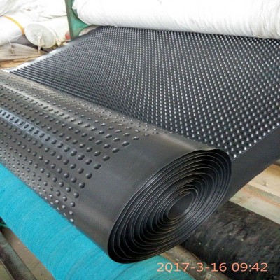新疆批发光面凹凸防渗排水板生产加工图1