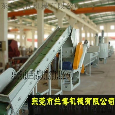 广东薄膜粉碎清洗线&#8203; 中空料塑料水桶破碎再生清洗线图2