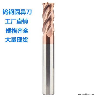 工厂直销 55度钨钢圆鼻铣刀 合金圆鼻刀 立铣刀图3
