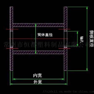 PN630*315加强型塑料电缆线盘工字盘 拖线盘图5