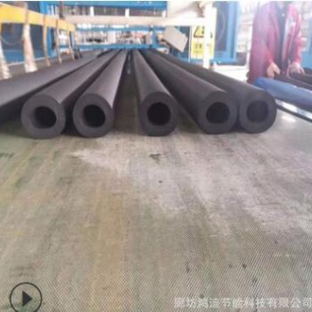 空调管道专用橡塑管 高密度橡塑管 铝箔贴面橡塑海绵管图3