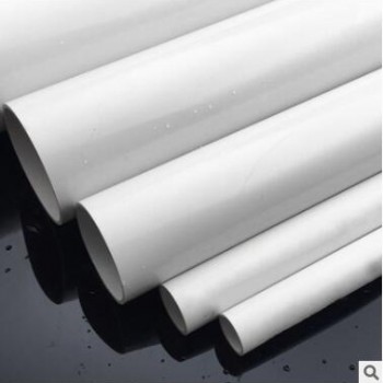 厂家批发PVC硬管橡塑塑料白色水管圆形塑料工业农业排水批发