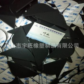 硅胶垫透明硅胶脚垫磨砂透明硅胶防滑垫白色带胶硅胶垫片橡胶脚垫图2