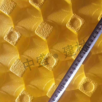 厂家黄色蘑菇头地暖模块地暖保温板模块黑色灰色自铺水地暖施工图2