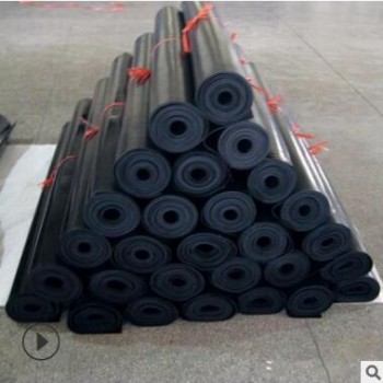 3mm工业橡胶板 阻燃黑色橡胶板 绝缘耐磨防滑耐油耐酸碱胶垫胶块