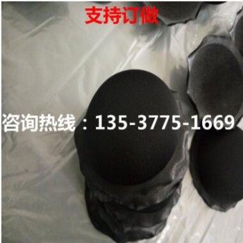 聚氨酯海绵 泡绵成型 异形热压 医疗按摩器材使用的半圆热压海绵图3