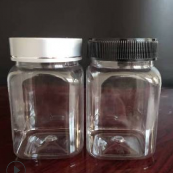 加厚方形蜂蜜瓶360毫升一斤装蜂蜜瓶酱菜瓶辣椒酱瓶pet塑料蜂蜜瓶图3