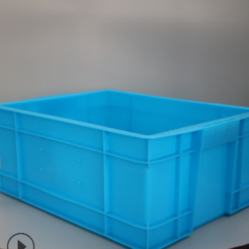 厂家批发/560x450x290箱/大型食品级周转箱/注塑食品错位周转箱图1