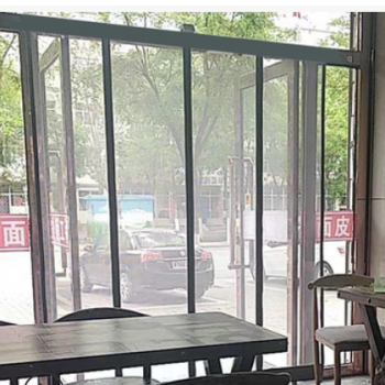 磁吸通风透气纱网门帘夏季家用超市餐厅防蚊防蝇磁性自吸网格门帘图2