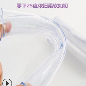 夏季塑料透明软门帘超市商场空调门帘防蚊挡风家用pvc隔断皮帘子图2