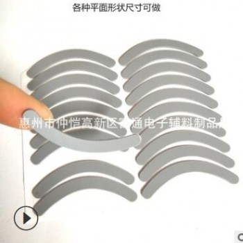 厂家制定硅胶脚垫灰色弯形硅胶垫片蓝牙底座硅胶防滑垫黑色硅胶垫图2