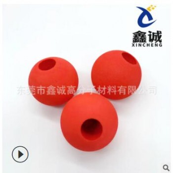 70度彩色EVA跳绳球黑色带孔EVA按摩球 EVA异形研磨球图3