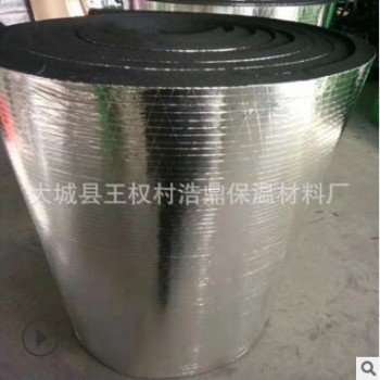 橡塑板 铝箔贴面橡塑保温隔热板 B1级阻燃吸引降噪橡塑海绵板图2