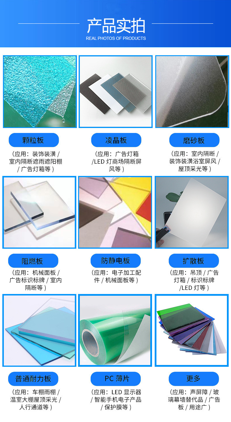 多种产品实拍