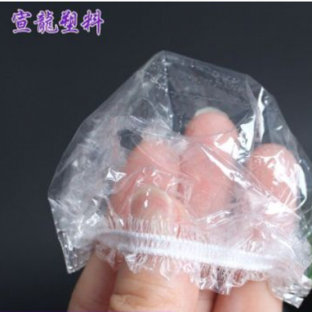 塑料耳套 一次性防水条形塑料耳套耳朵防护PE染发焗油专用批发图2