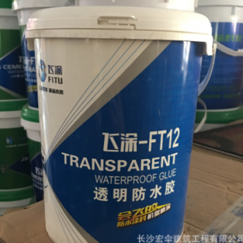 厂价直供飞涂—FT12 透明防水胶 5kg 一件代发