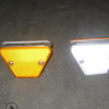 厂家直供反光标反光板梯形轮廓标反光片附着式双支单面轮廓标