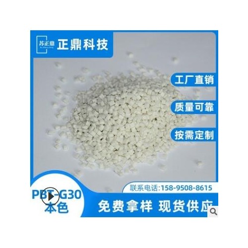 厂家供应 PBT-G30本色增强白色PBT 改性工程塑料粒子图3
