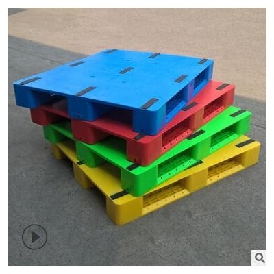 厂家供应塑料卡板 长方形九脚川字平板物流周转塑料卡板