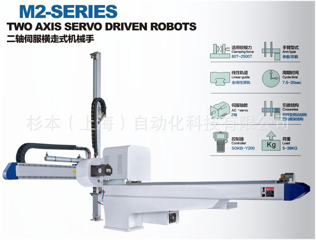 二轴伺服横走式机械手——杉本科技