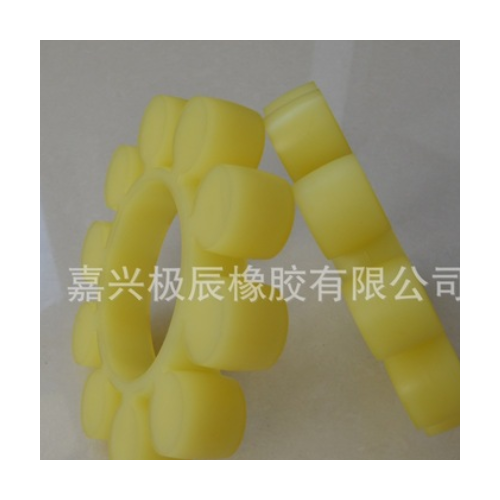 源厂供应聚氨酯橡胶弹性垫圈牛筋弹性缓冲柱橡胶减震筒硅胶柱图2