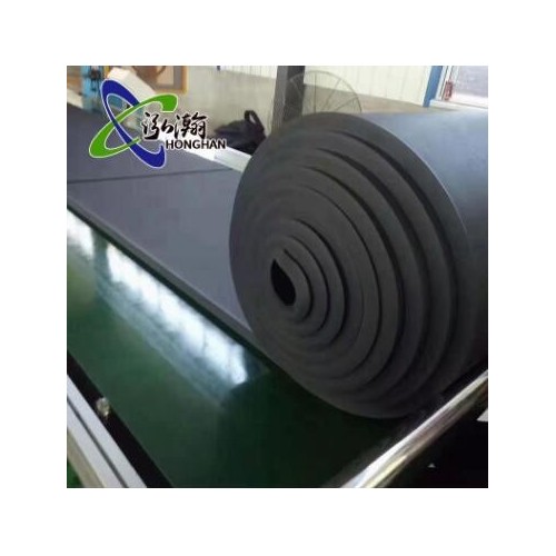 铝箔复合橡塑板 B1级黑色阻燃橡塑板 空调管道橡塑板 橡塑海绵板