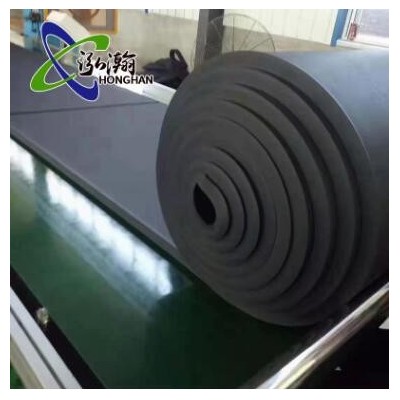 铝箔复合橡塑板 B1级黑色阻燃橡塑板 空调管道橡塑板 橡塑海绵板