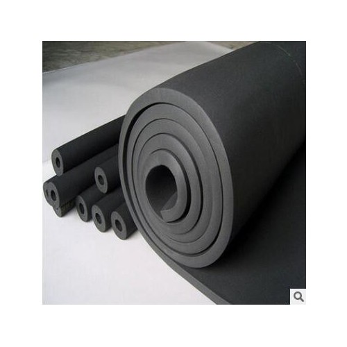 橡塑保温材料 橡塑保温板 b1级 黑色吸音隔热橡塑海绵板厂家定制