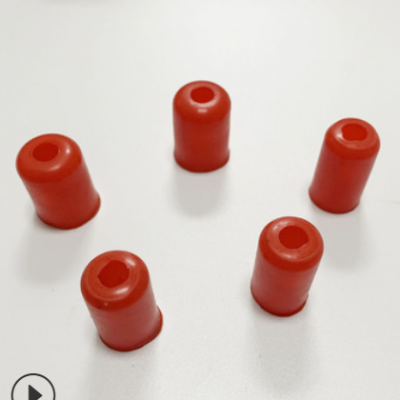 厂家直供红色橡胶硅胶保护套耐高温耐腐蚀机械电器保护套定制批发