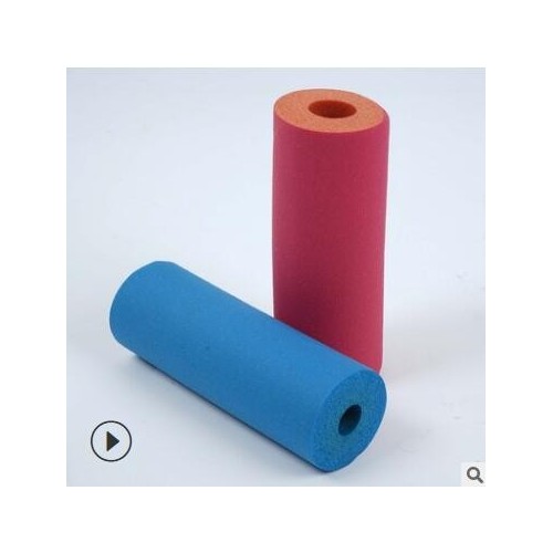厂家供应彩色橡塑保温管b1级阻燃橡塑发泡管NBR空调吸音保温管