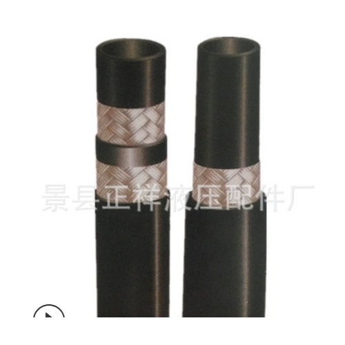 厂家正品出售 扣压式高压胶管 编制胶管 液压胶管 二层钢丝胶管图2
