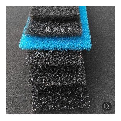厂家批发 50厚粗孔爆破海绵片材排污水过滤海绵网20ppi聚氨酯网棉