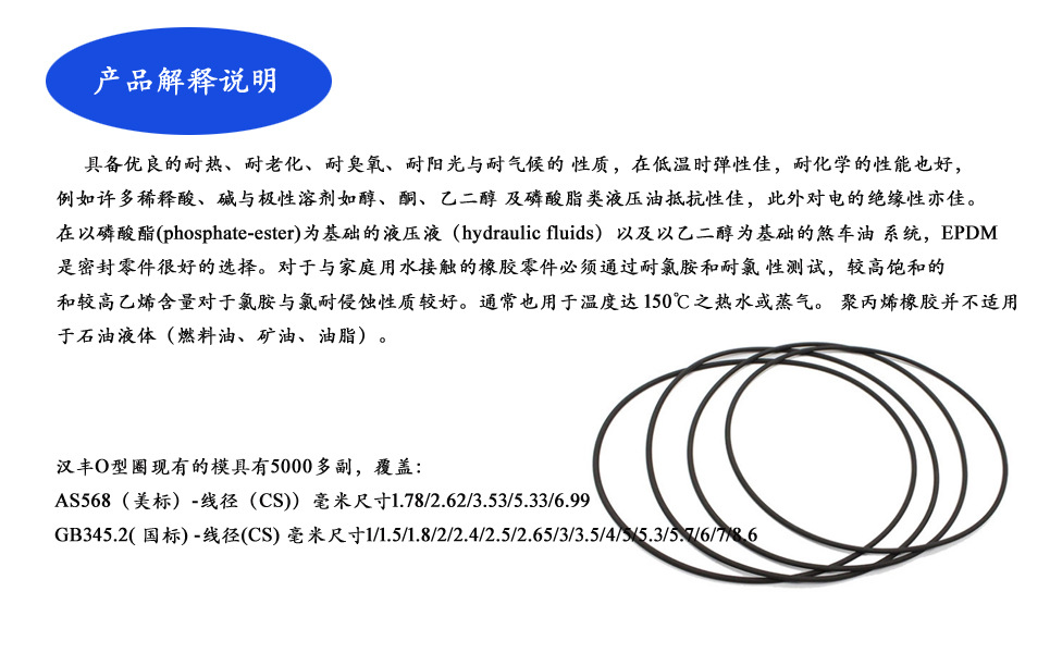 EPDM O型圈的说明 拷贝