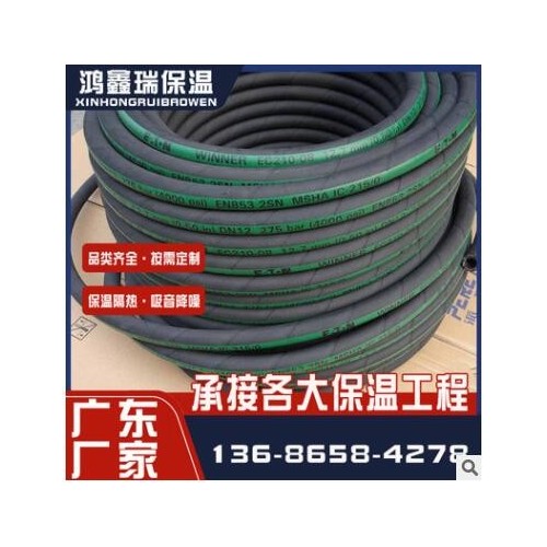 批发b1级阻燃橡塑管 空调管道橡塑保温管 吸音隔热橡塑海绵管壳图2