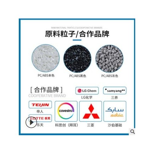 长期现货供应阻燃PC/ABS合金台化AC3100本白色防火高抗冲pcabs图2