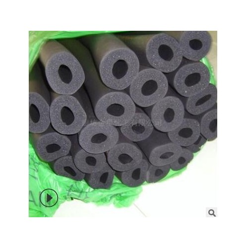 B1级橡塑管橡塑保温管 阻燃隔热橡塑海绵管 空调管道橡塑棉保温管