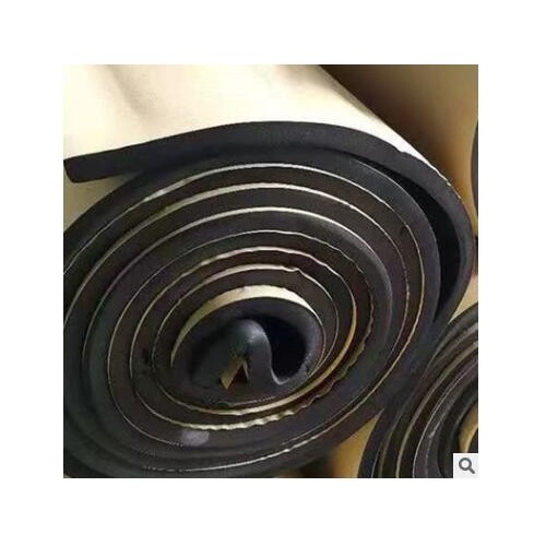 自粘橡塑板橡塑卷板b1级背胶橡塑保温板不干胶黑色橡塑板定制批发图2