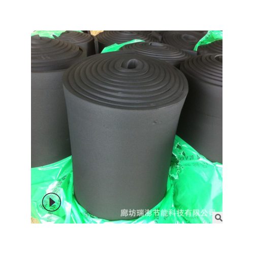 橡塑板建筑工程墙体橡塑板黑色复合橡塑板屋顶楼顶海绵板厂家图3