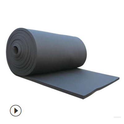 厂家供应橡塑板建筑工程墙体橡塑板黑色复合橡塑板屋顶楼顶海绵板