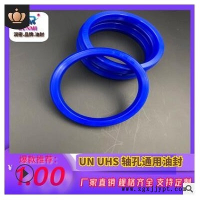 聚氨酯油封 UN轴孔通用密封 UNS UNP油缸密封圈厂家直销图3