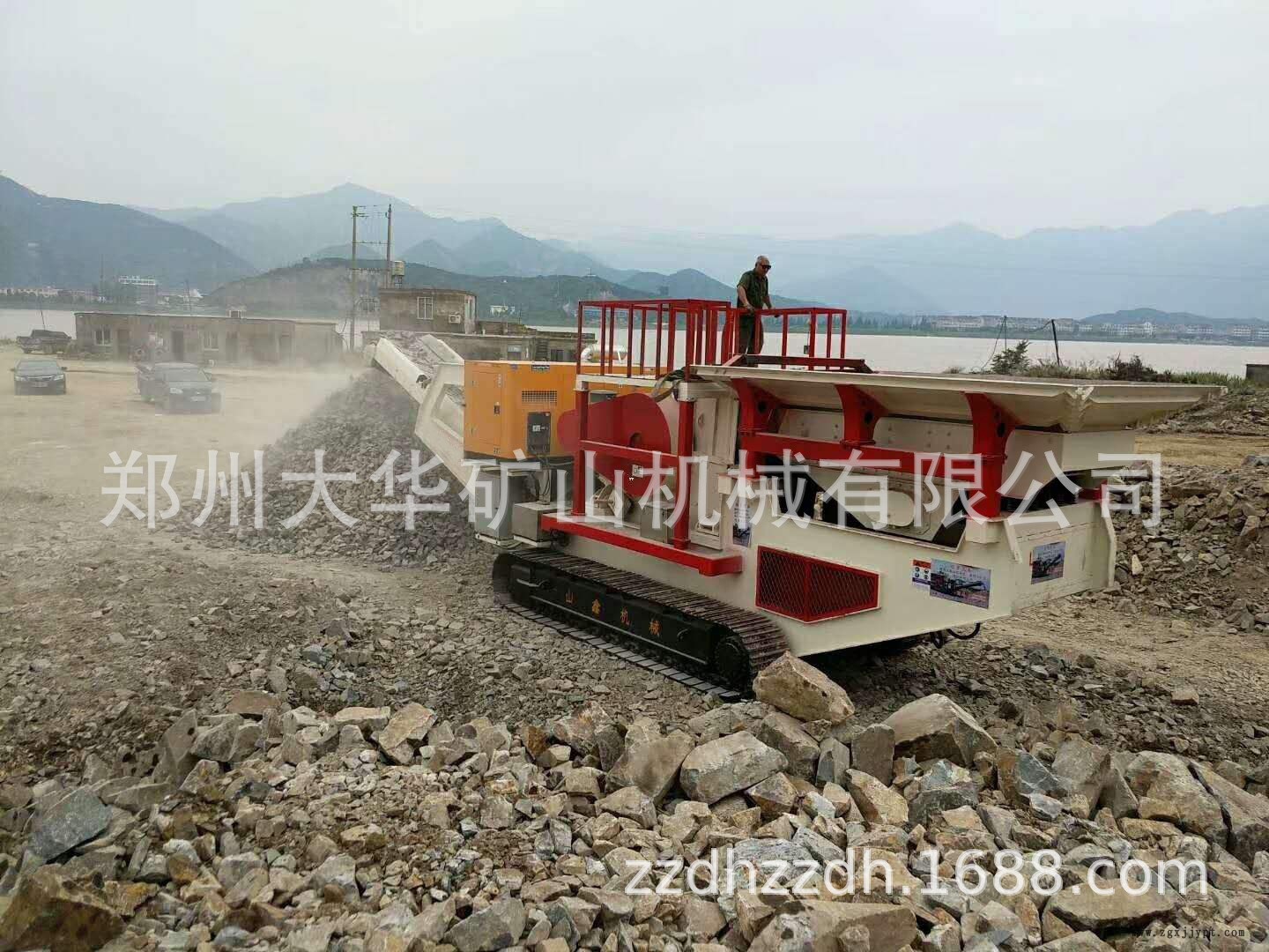 吉林延边移动鄂式破碎站时产1500吨移动破碎站租赁