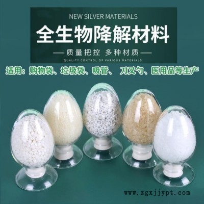 厂家批发可降解原材料 PLA全生物降解塑料颗粒母粒 吹塑级原料图2