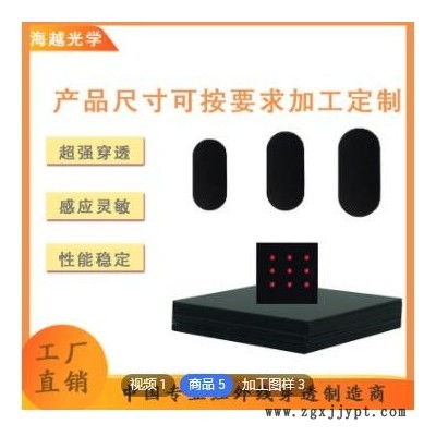 透红外700-2200nm高透滤光镜片800nm850nm940nm 黑玻璃红外滤光片图3