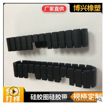 橡胶制品厂家批发 捆绑电子产品硅胶圈 硅胶橡皮筋 硅胶扎线圈图3