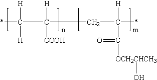 丙烯酸-**共聚物 T-225 结构式