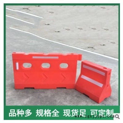 滚塑水马防撞桶市政建设道路施工三孔注水水马围挡移动防撞墩图3