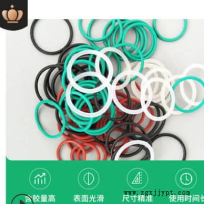 o型密封圈橡胶圈彩色硅胶o型圈 圆形平垫圈 硅胶氟胶圈厂家批发图2