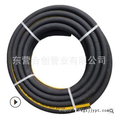 夹布橡胶管 输水胶管 高压空气胶管 黑色帆布胶管 蒸汽胶管图1